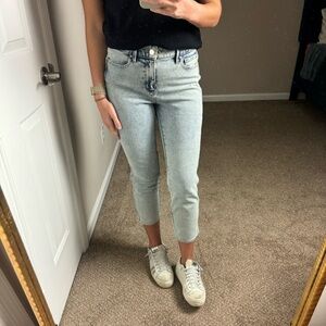 The straight jeans